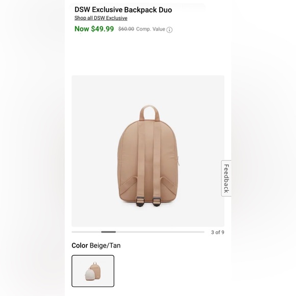 NWT DSW Camuto Exclusive Backpack Duo - Picture 5 of 13